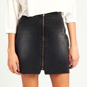 Free People Denim Mini Skirt
